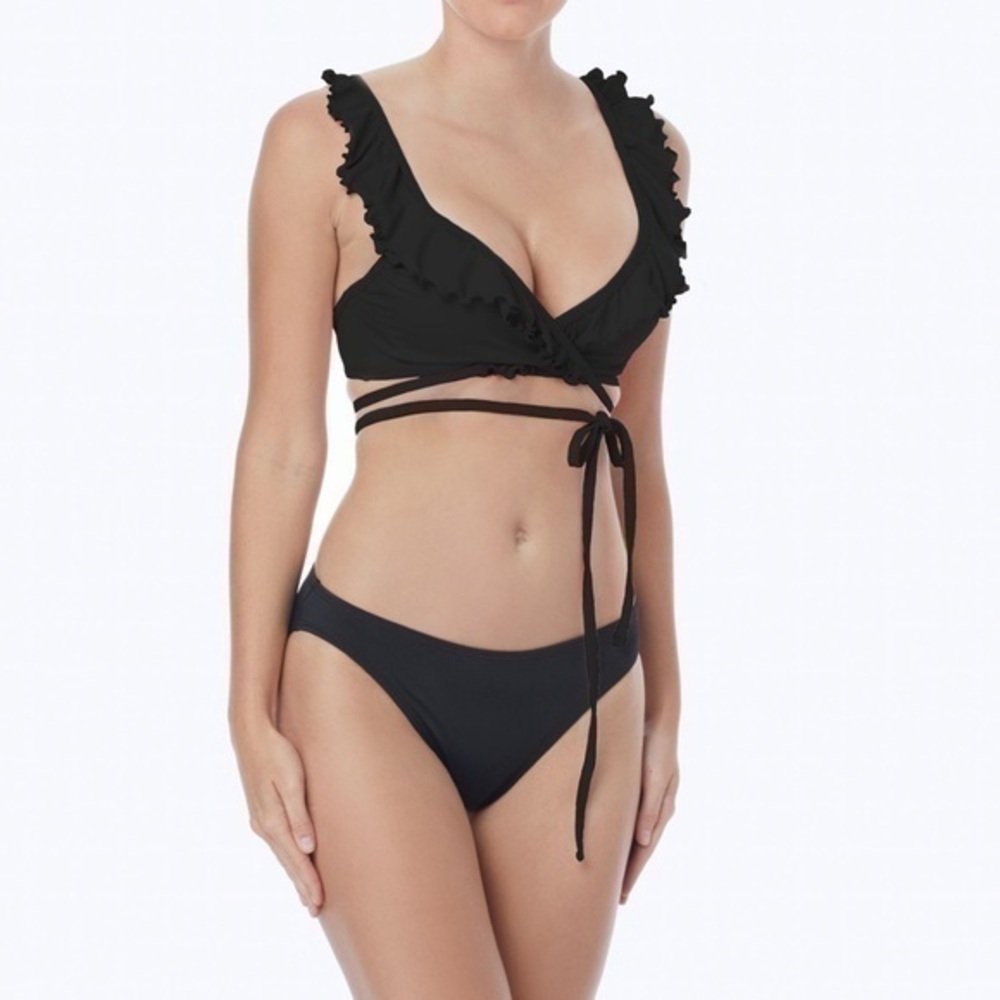 Coco Rave Brooke Wrap Underwire Bikini Top NWT Size 34C 36C
